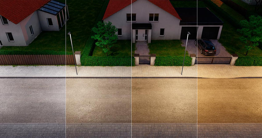 Tunable White for outdoor luminaires